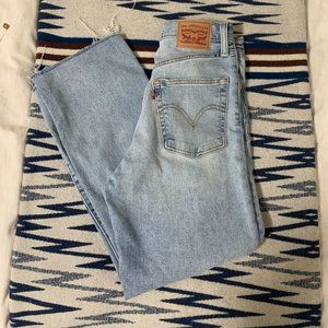 Levi's Ribcage Straight Jean - Medium/Light Wash